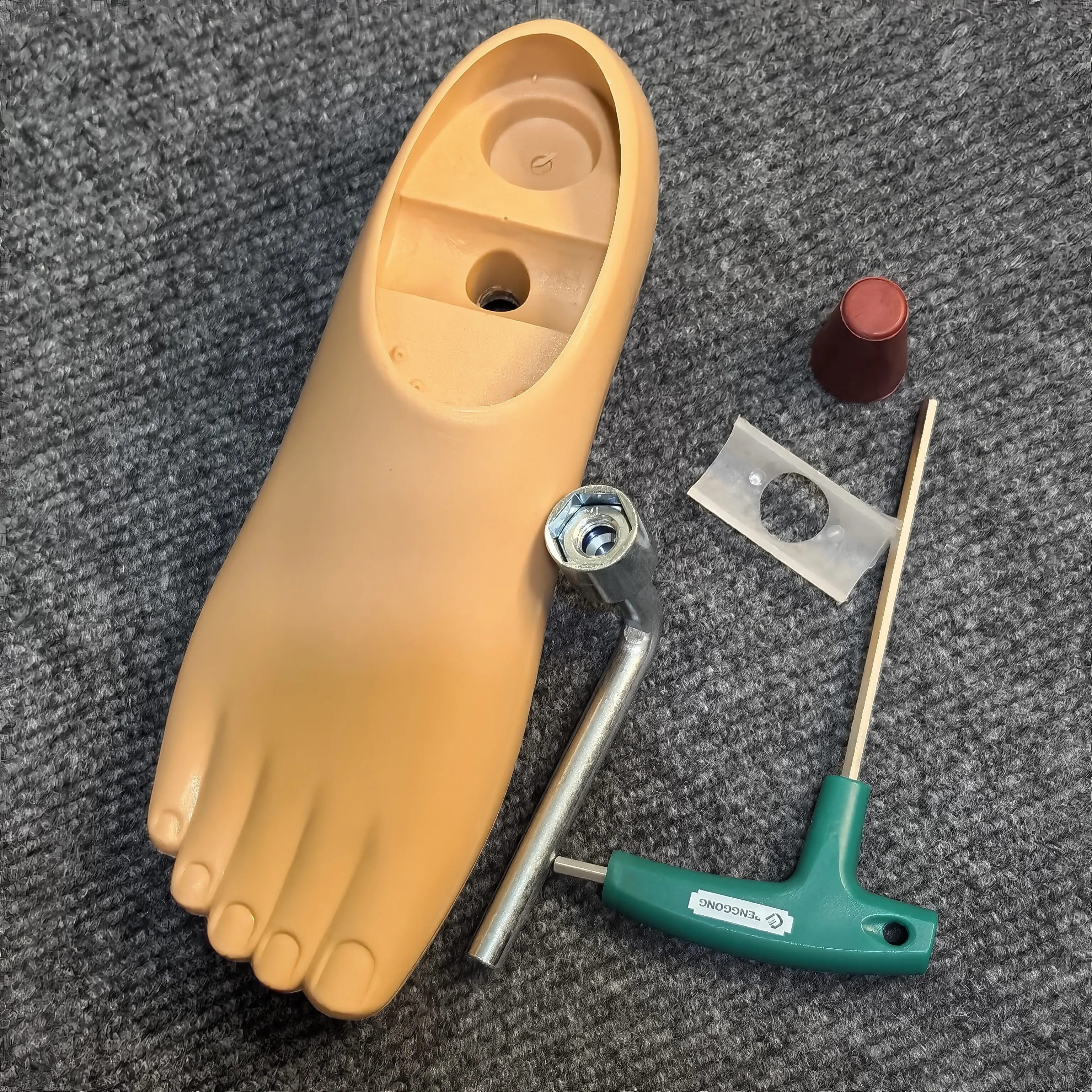 Prosthetic Foot Board Single Hole Movable Ankle 21~27cm Prosthetic Accessories Parts Artificial Limbs Ortheses Prostheses