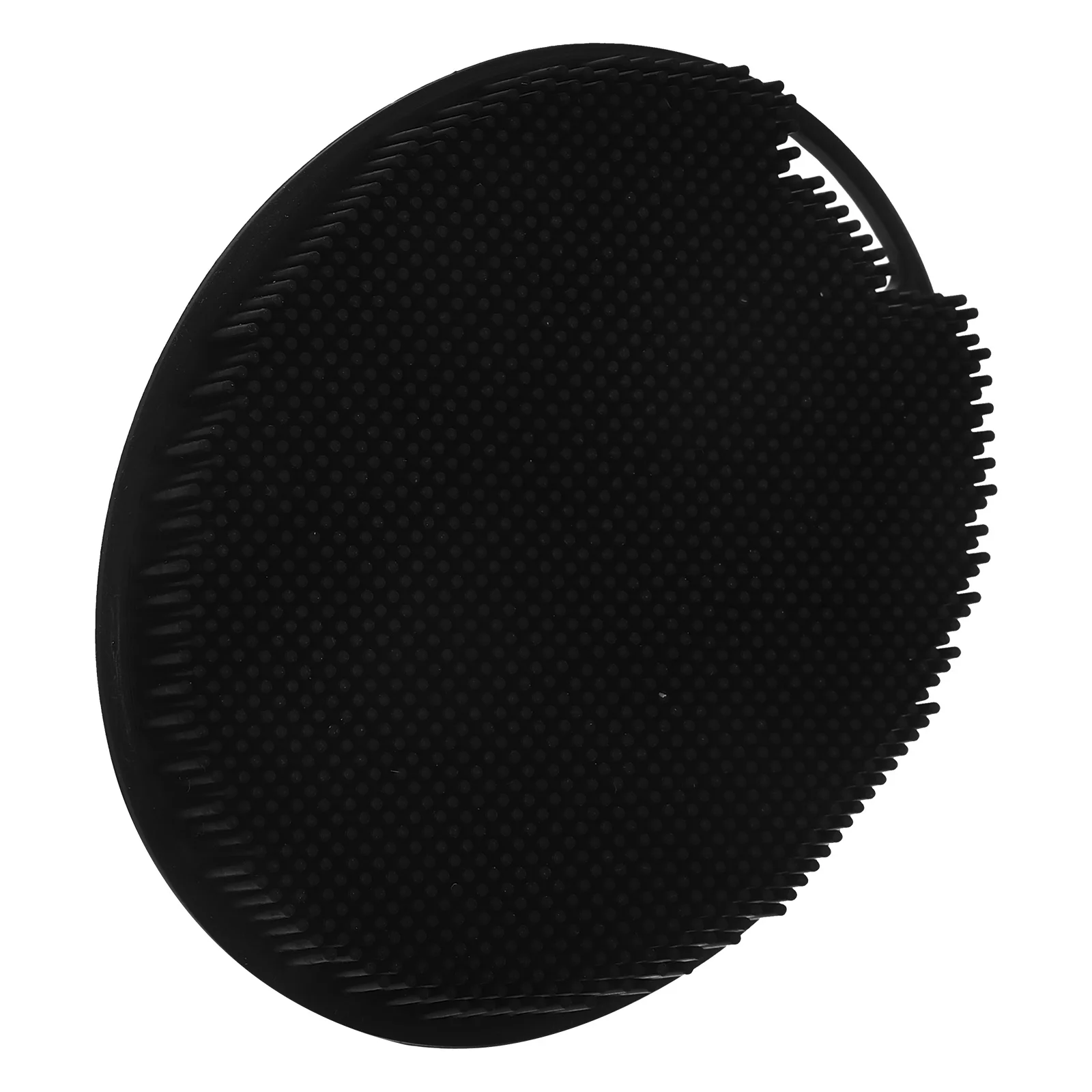 Face Brush Scrub Cleansing Silicone Facial Scrubber Black Silica Gel Exfoliator