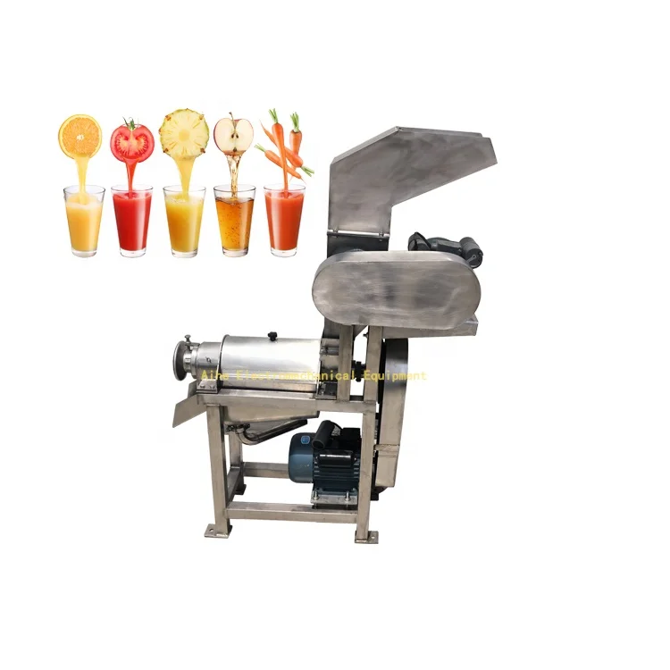 Mesin Pembuat Jus Spiral Industri Efisien Tinggi untuk Ekstraksi Jus Buah dan Sayuran dengan Teknik Cold Press