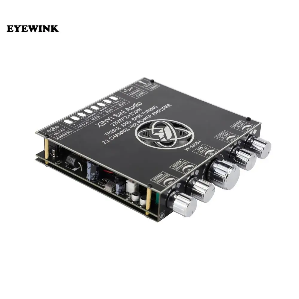 XY-S350H 2.1 channel tpa3251 Bluetooth power amplifier board module high and low subwoofer 220W * 2 + 350W