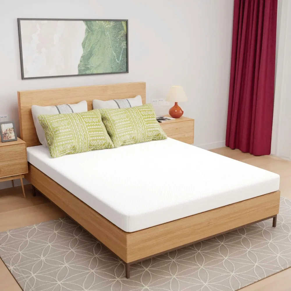 

5 Inch Queen Memory Foam Mattress/Cooling Gel Bamboo Charcoal Infused Mattress/Medium Firm Mattresses/CertiPUR-US