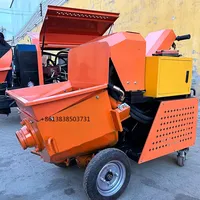 Construction Machinery Concrete Pumps Easy Operate Concrete Pump Electric Diesel Concrete Pumping Cement Mixer Conveying Pump