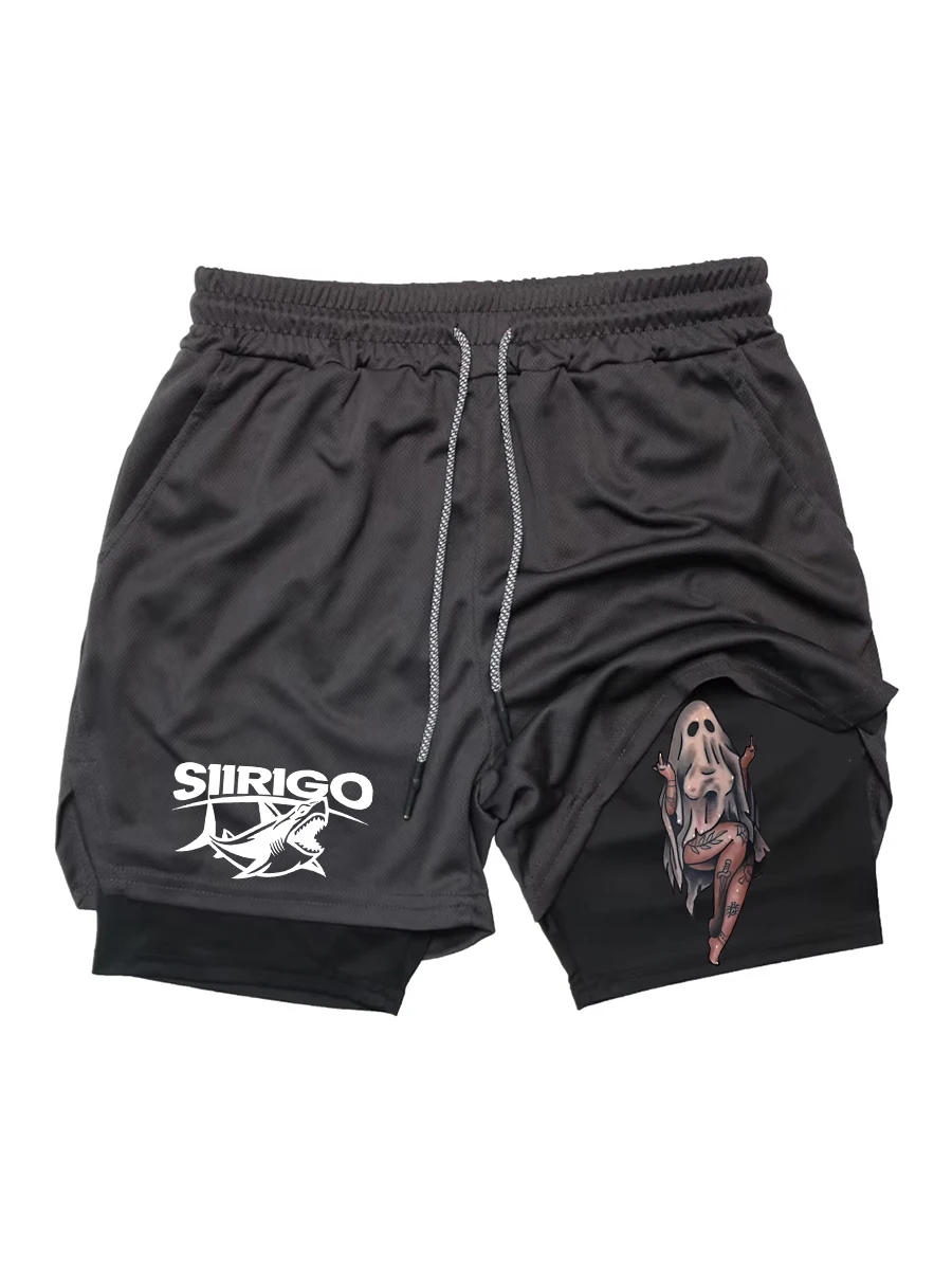 

Berserk Men's 2 in 1 Quick Dry Shorts Double Layer | Running Gym Workout Fitness Training Shorts RL0474
