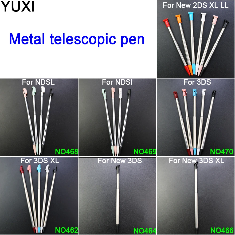 

20PCS New Metal Touch Screen Stylus Pen Video Games Control Touch Pen for New 2DS LL XL New 3DS XL New 3DS 3DS 3DS XL NDSL NDSi