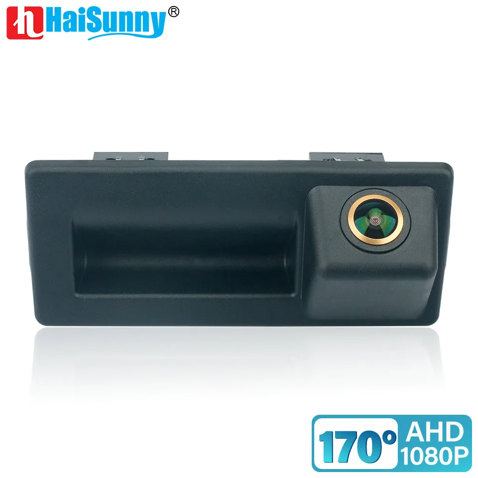 HaiSunny HD AHD 1080P Rear View Camera For Audi A5 Q5 A3 8V Q7 A6 A4 A4L S4 RS4 B9 C-TREK Atlas Skoda Superb 3V A7 Car Reversing