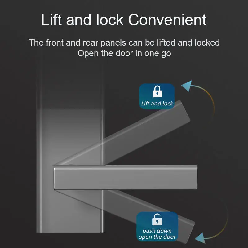 Bluetooth Drahtlose Digitale Elektronische Smart Lock TTlock App Hause Intelligente tastatur Passwort Türschloss auf Holz tür – Detail 21