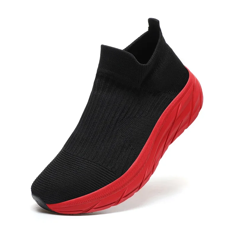 Comfortable Sock Walking Shoes Men Slip-on Leisure Sneakers Women Breathable Outdoor Jogging Sports Shoes Gym Training Shoes