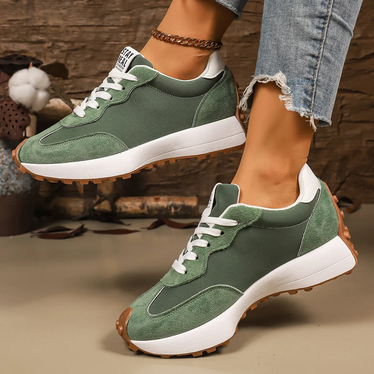 

Женские винтажные массивные кроссовки в стиле Dad Sneakers, дышащие повседневные спортивные туфли на платформе из сетки для образов в ретро-стиле