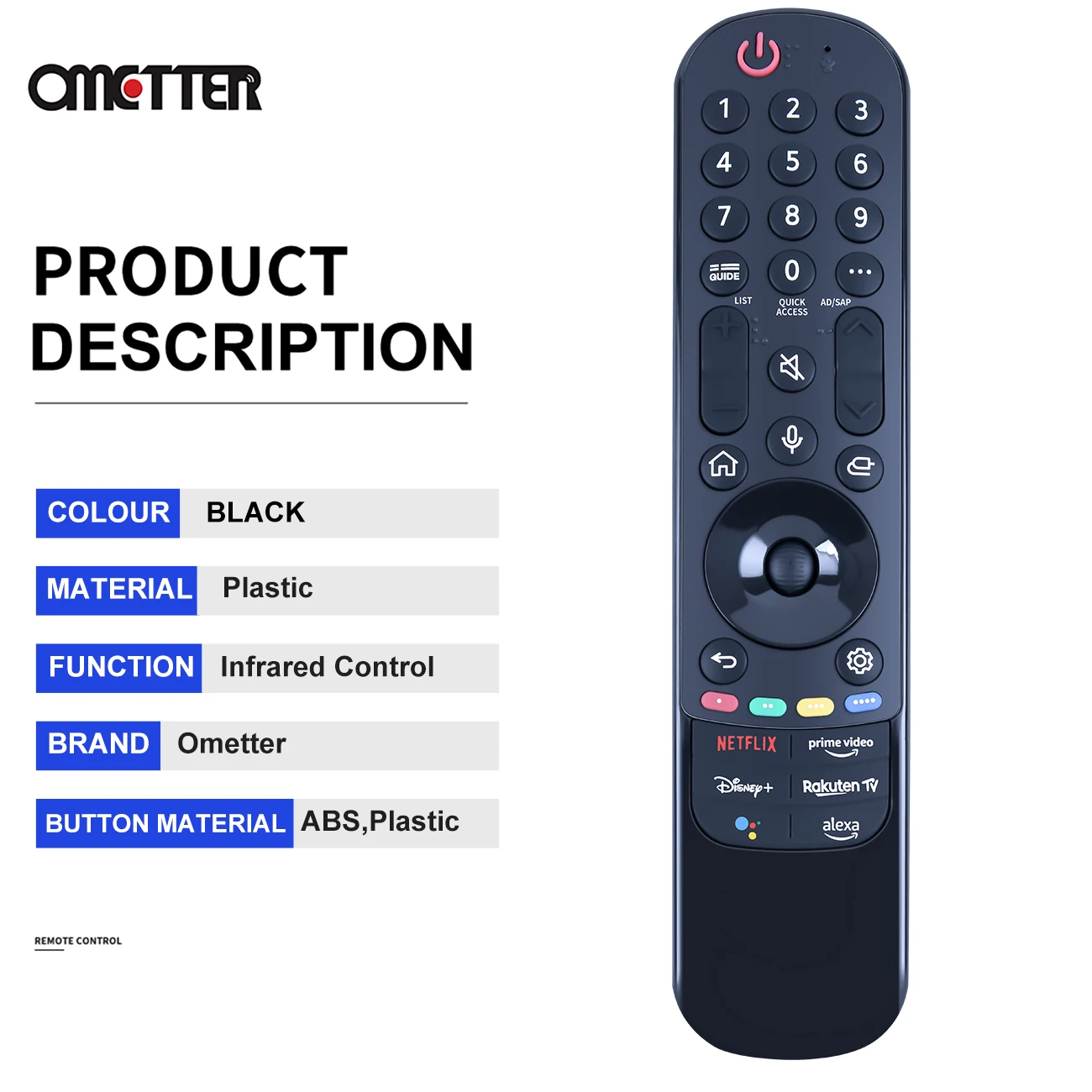 MR22GA MR22 AKB76039901 원격 제어, 스마트 HDTV 예비 부품 교체, 음성 기능 없음