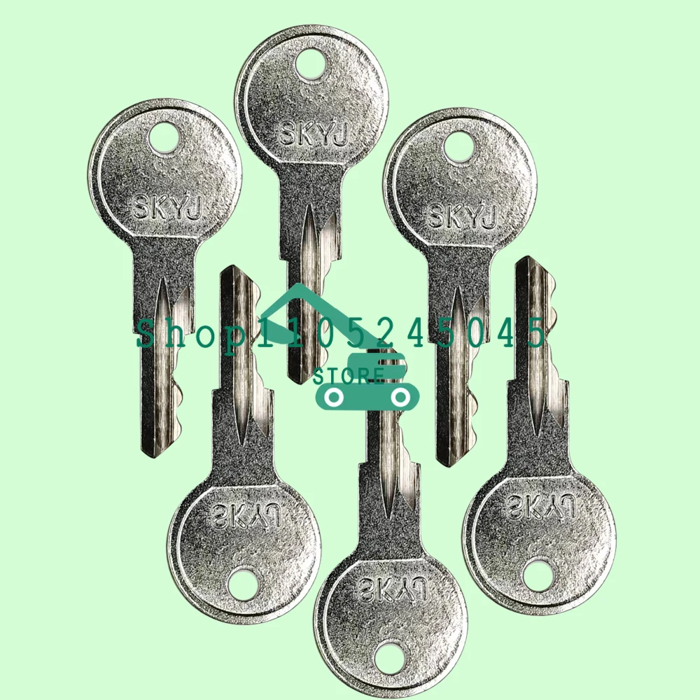 

20Pcs SKYJ Ignition Keys ELI80-0108 SKYJ-Key Compatible with Link Belt Compatible with SkyJack Compatible Terex
