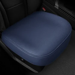 Perforated Leather Car Seat Cover Front Bottom Seat Cushion Cover, Anti-Slip and Wrap Around The Bottom, Fits 95% of Vehicles