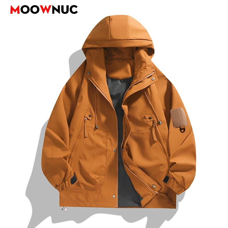 

Men's Casual Jacket Coat Men Clothing Fashion Leisure Blazer Male Windbreaker Outerwear Windproof for Camping And Outdoors New
