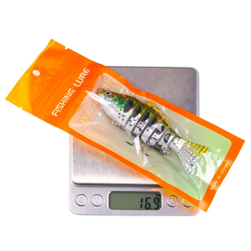 مجموعة طُعم الأسماك الملونة الجديدة المغمورة متعددة الأقسام #4