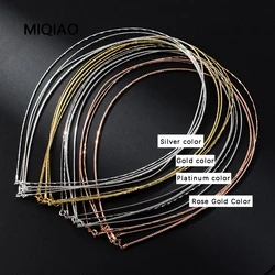 MIQIAO 925 Sterling Silver Necklace Chain Jewelry For Woman Collar Female Necklace High Quality Silver 925 Luxury Chokers
