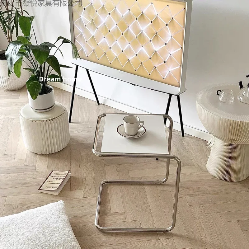 Coffee table Korean style coffee modern sofa rack bedroom side light luxury style