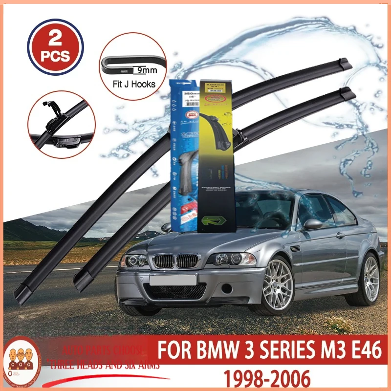 

Для BMW 3 серии M3 E46 1998-2006: U-образный дворник для лобового стекла, аксессуары для авто