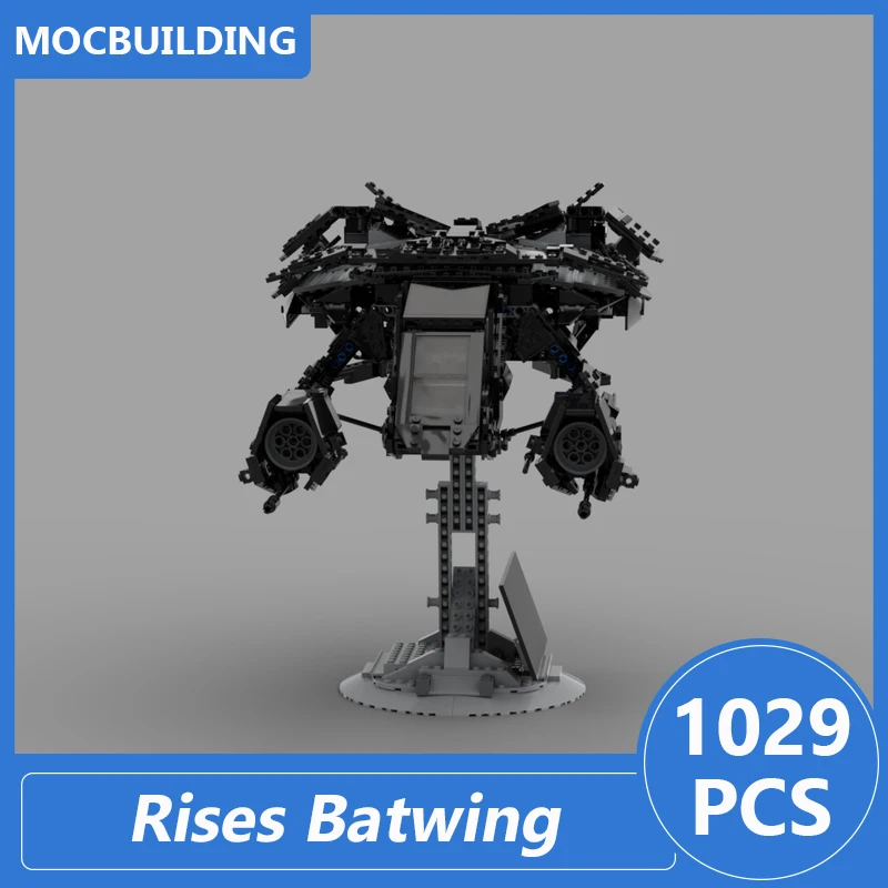 UCS Rises Batwing & Damaged Tumbler Model Moc Building Blocks Diy Assemble Bricks Educational Creative Display Xmas Toys Gifts