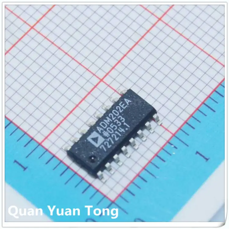 5pcs/lot New ADM202EARN SOP16 Serial interface chip IC line driver transceiver
