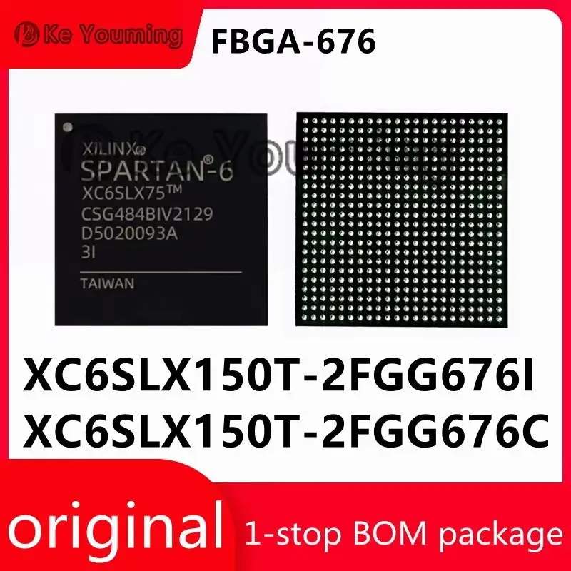 Integrated Circuit IC, FPGA - Field Programmable Gate Array, XC6SLX150T-2FGG676I, XC6SLX150T-2FGG676C, FBGA-676