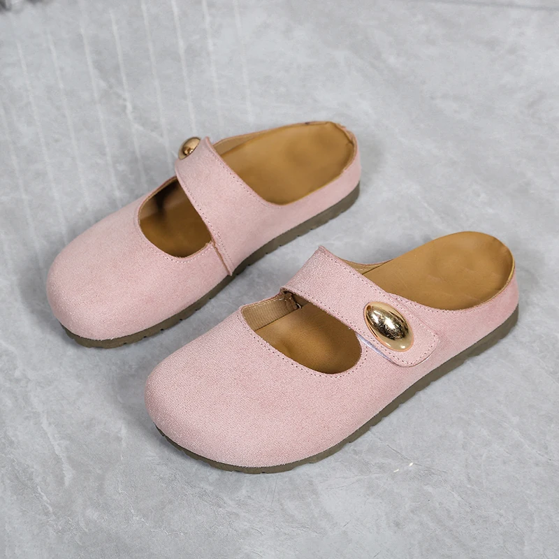 Ladies Shoes Women's Sequin Decorative Buckle Boken Shoes Ultra-Light EVP Insole Comfortable Fit Foot Skin Ladies Footwear view 3