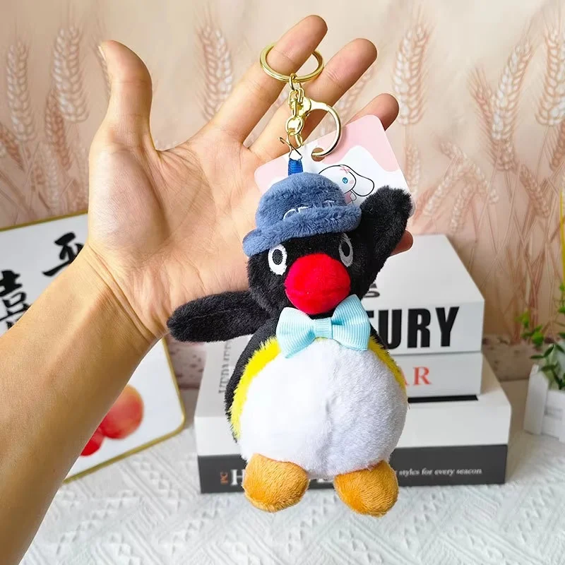 15cm Plush Penguin Keychain Creative Dress Up Cute Stuffed Cartoon Doll Bag Pendant Charm Key Ring Toy Girl Surprise Gift view 4