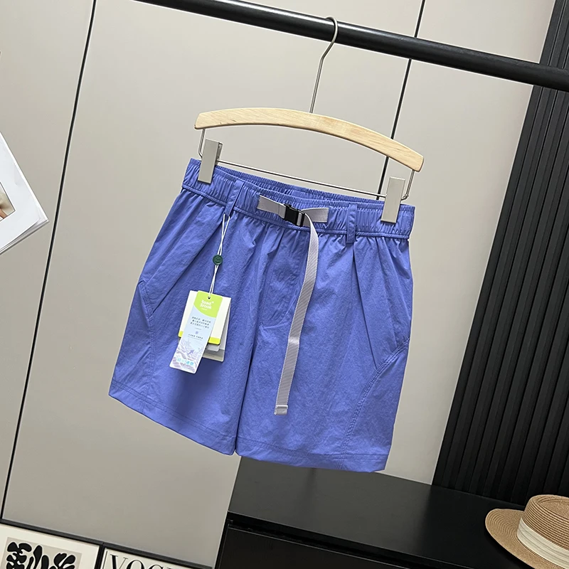 Esportes ao ar livre orts qui seco respirável resistente à água fresco leve umidade ng fino cintura alta calças casuais