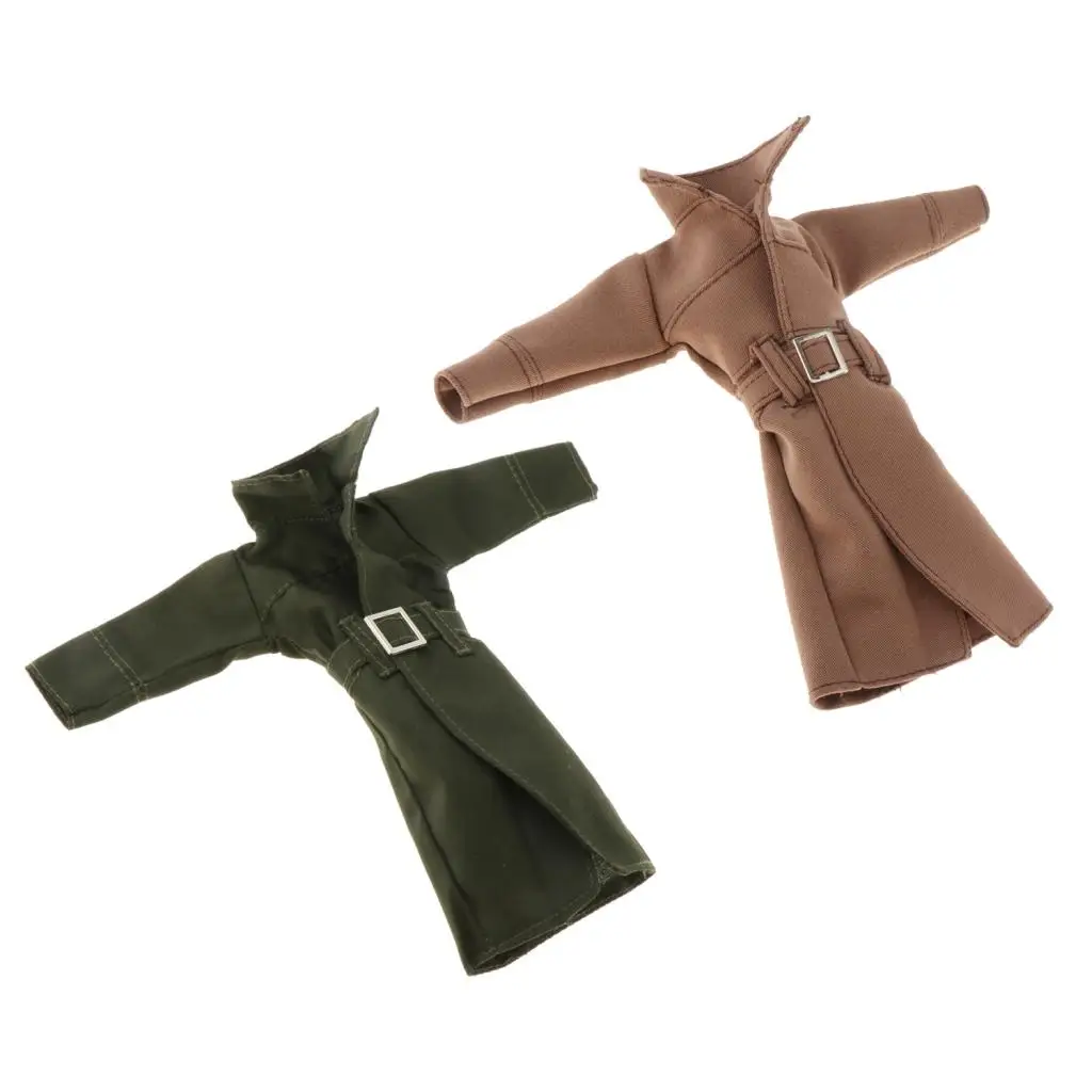 1: 6 Abrigo cortavientos femenino que se adapta al cuerpo de muñeca en pulgadas