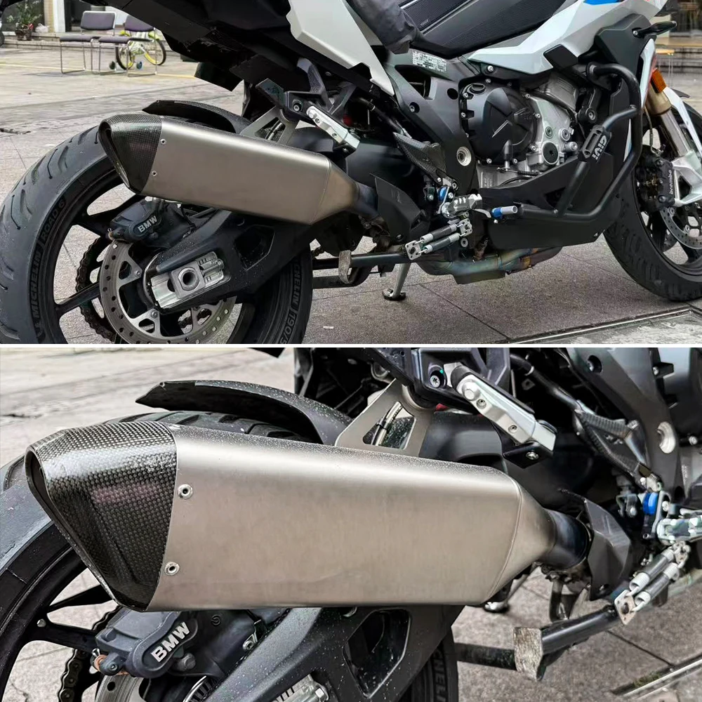 For S1000XR (2020-2026) Motorcycle System Exhaust Slip On Stainless Steel Front Rear End Kit Origin POSITION High Performance