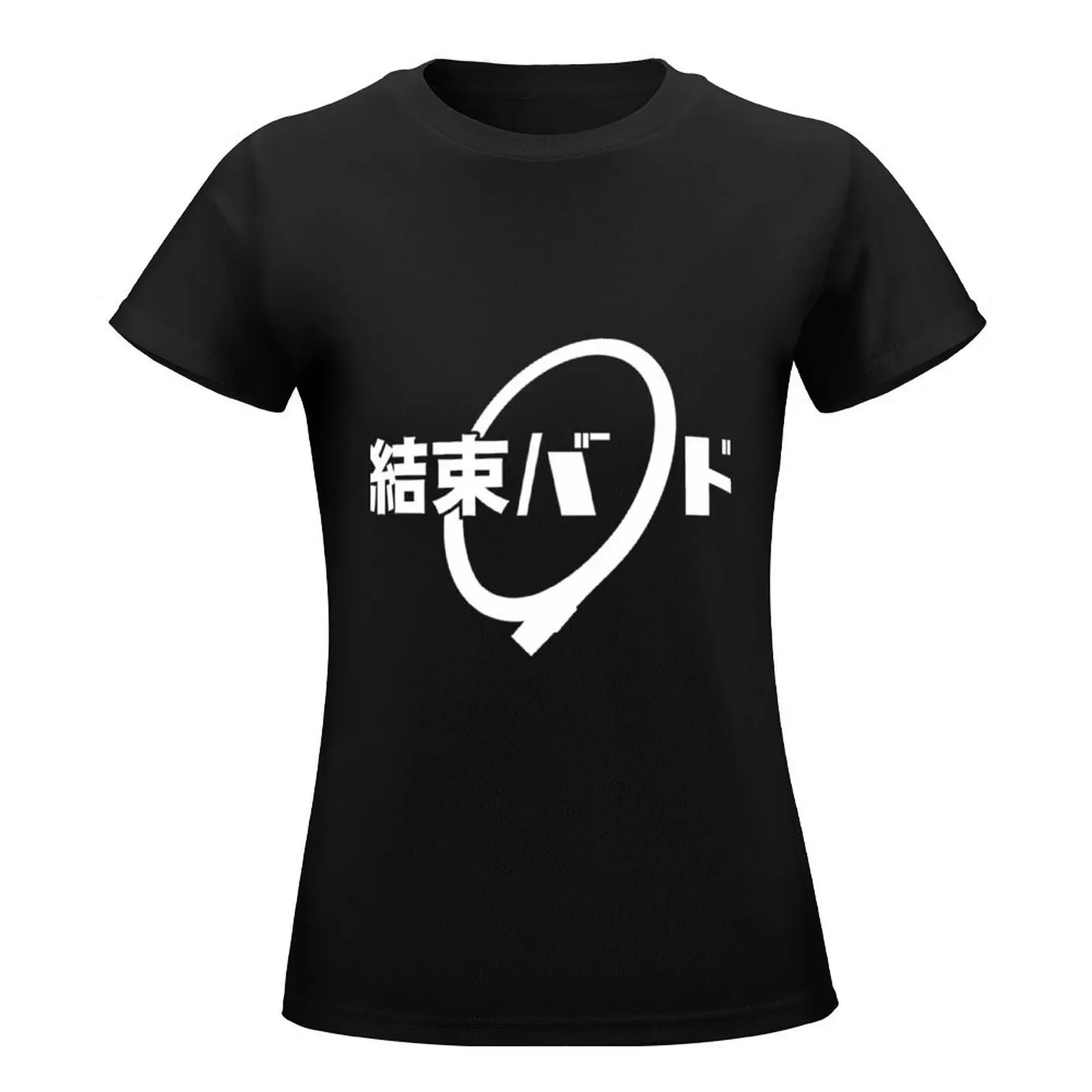 Kessoku Band Logo T-Shirt tops customizeds animal prinfor cute clothes summer blouses woman 2024