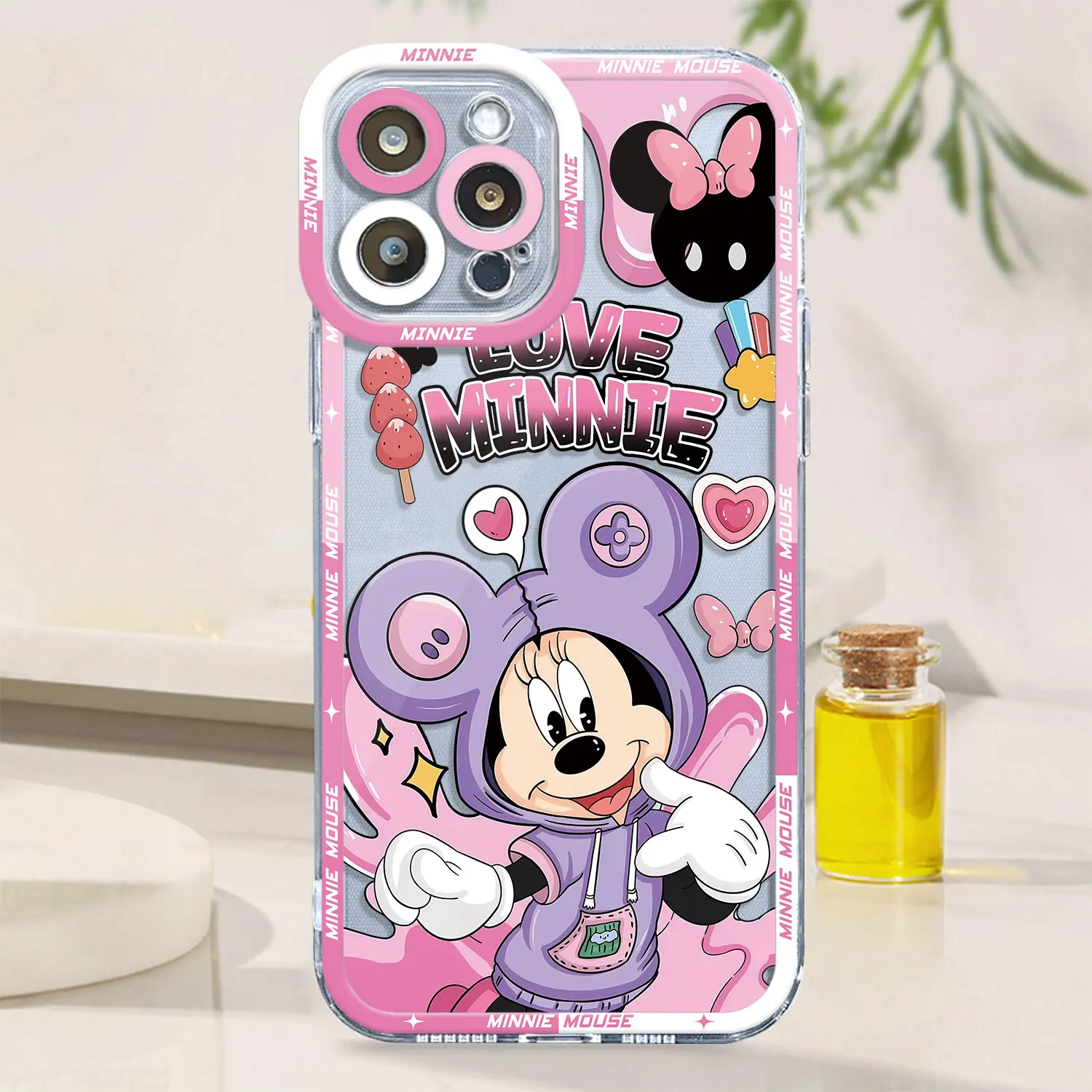 Disney-funda transparente de Mickey para Samsung Galaxy, cubierta de teléfono de ojo de Ángel, S23 Ultra, A52, A32, S22 Plus, S21, S20 FE, A53, A12, A51, A21s