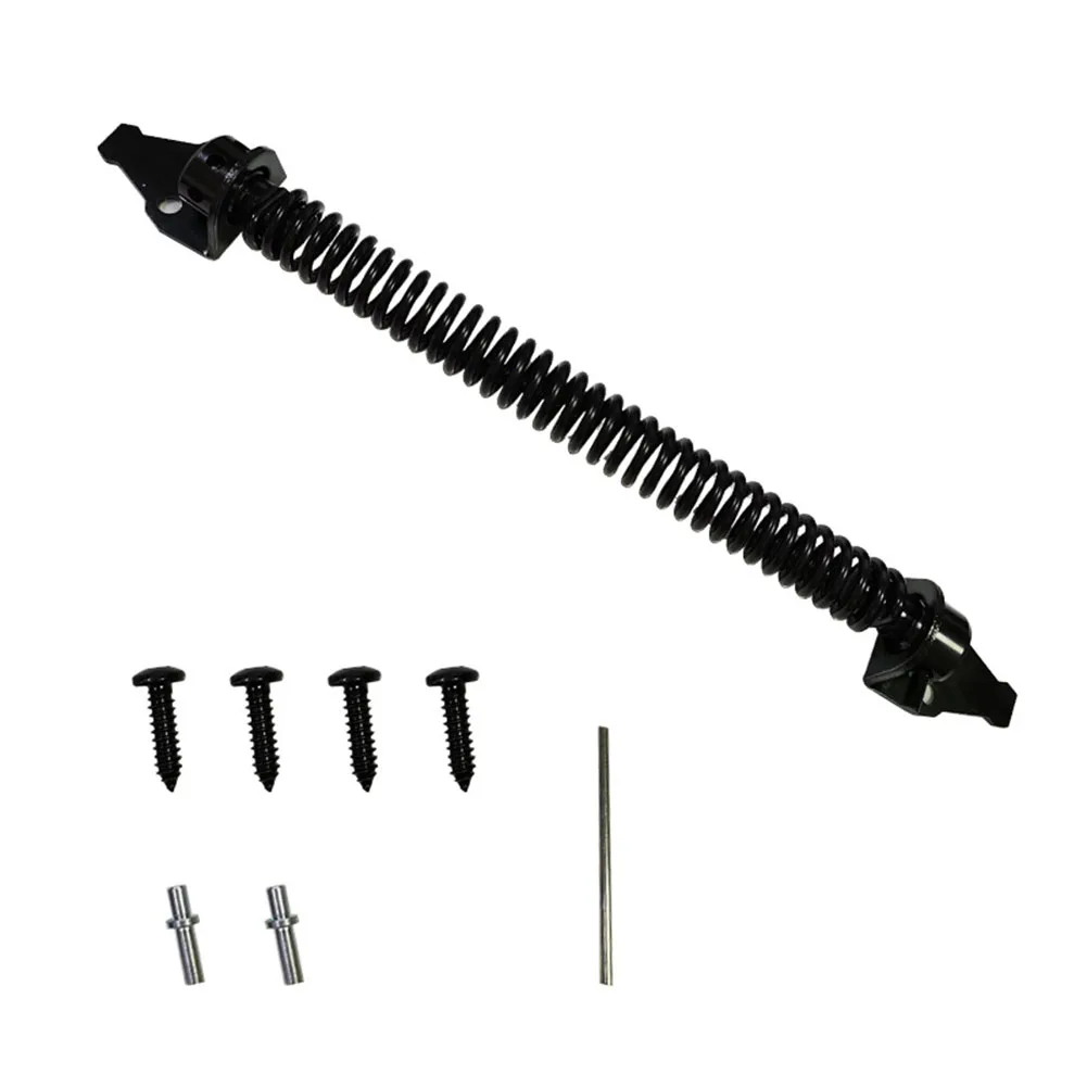 

Closer Gate Spring Closer Automatic Black Carbon Steel Fit Garden Fences Household Doors Making It A Reliable Choice. Practical