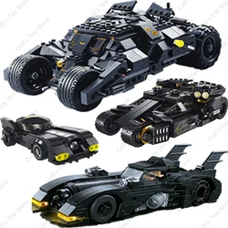 Superhero The Dark Knight VS Joker Building Blocks City Speed Champion Racing Classic Supercar Model Bricks Toys For Kids Gifts