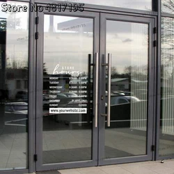 Business Hours Decal Storefront Decal Custom With Hours Of Operation Restaurant Hours Decal Welcome Store Hours Vinyl Decal