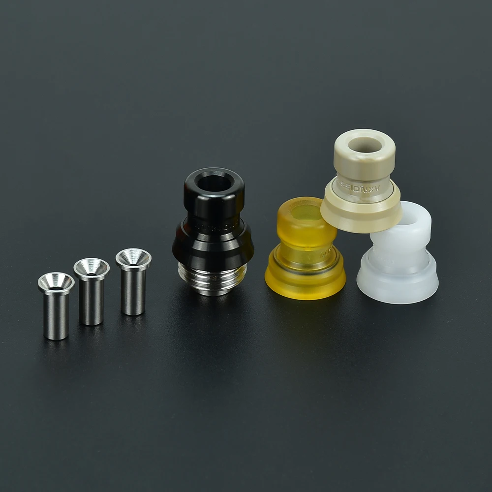 

wolfcoolvape mission Cosmos V2 Style Booster Integrated Drip Tip 316 Stainless Steel for sxk BB / Billet / Boro AIO Box Mod