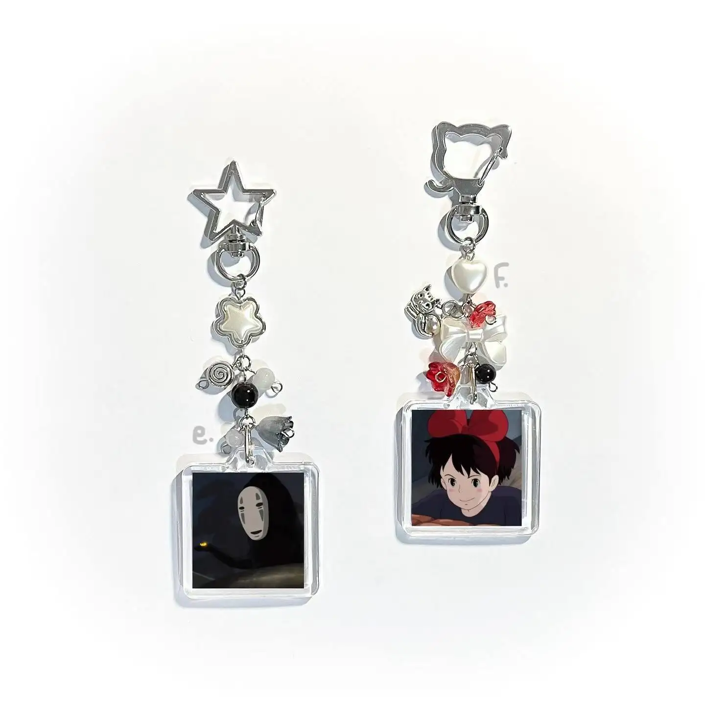 G STUDIO Ponyo kiki  matching keychain