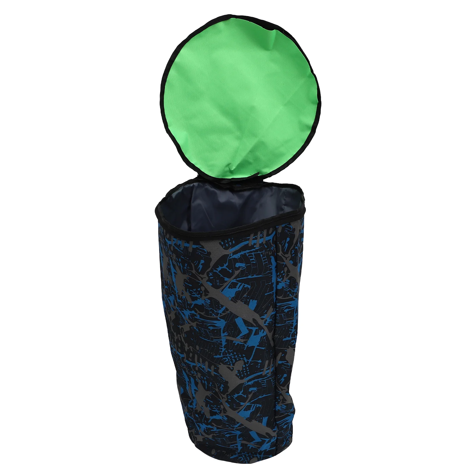 

African Drum Kit Storage Bins Bags Large Waterproof Backpack Camouflage PVC Music Instrument