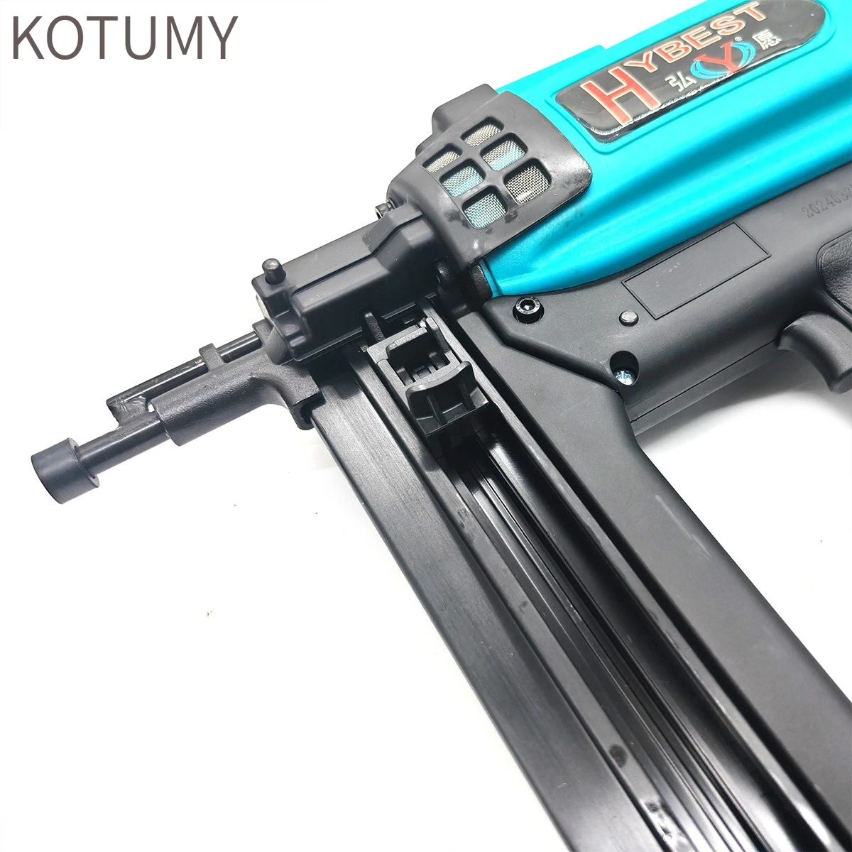 KOTUMY GRS40 Gas-Powered Nail Gun, Professional Steel Nail Driver for Mesh Hanging & Construction