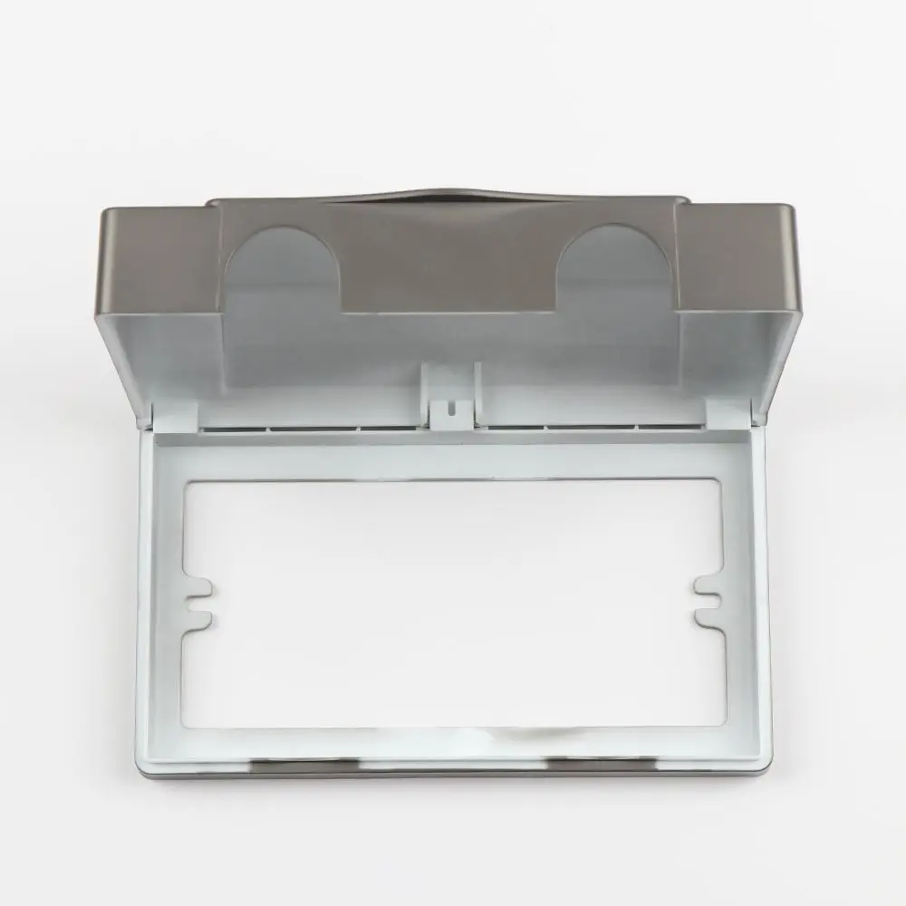 1PC 86 Type Double Socket Protector Electric Plug Cover Child Safety Box Waterproof Box Bathroom Supplies