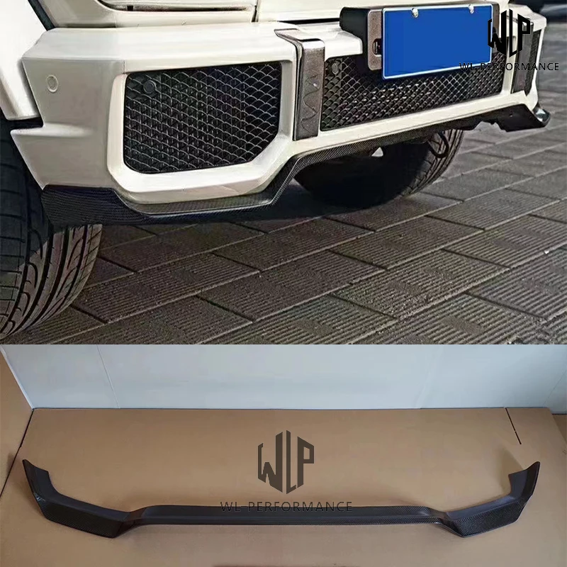 Real Carbon Fiber Front Lip Splitter Car Body Kit Fit For Merceders-benz G Class W463 M Styling