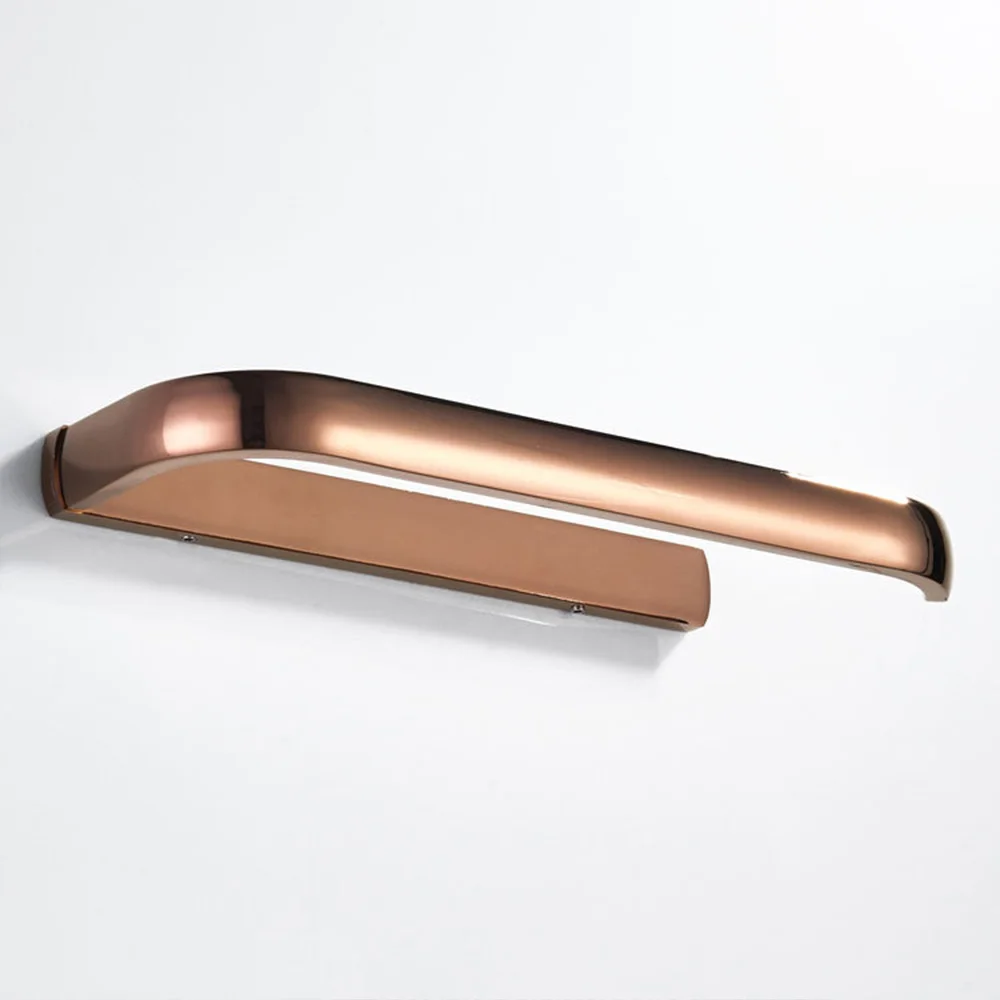 Rose Gold Simple Brass Towel Ring Towel Bar Bathroom