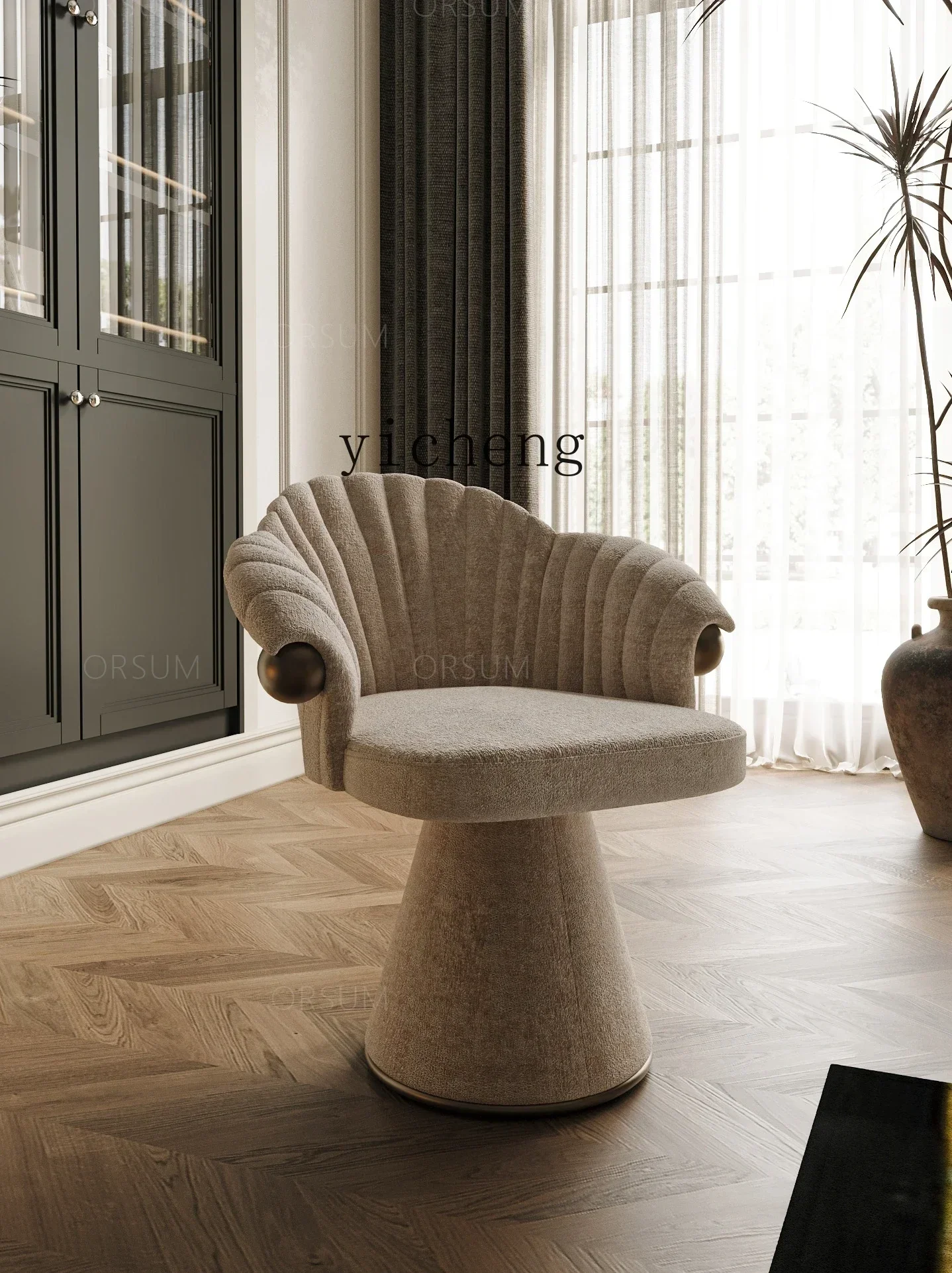 b2 Original Modern Minimalist French Makeup Dressing Stool Desk Chair Creative French Retro Seat