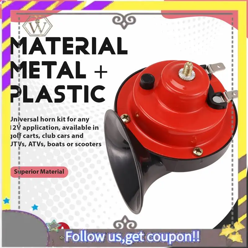 

Комплект звуковых сигналов L38A-UTV/ATV с тумблером для Pioneer, RZR, Can-Am Maverick X3, Kawasaki, Arctic Cat, универсальный