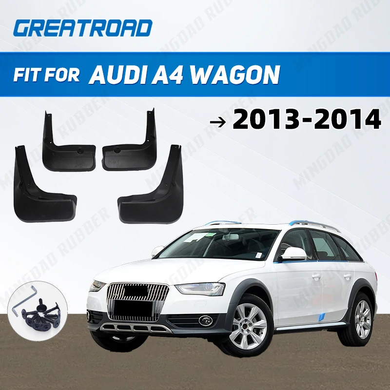 For Audi A4 Wagon 2013-2014 Fender Mudflaps Splash Guards  Mudguards Mud Flaps car Accessories