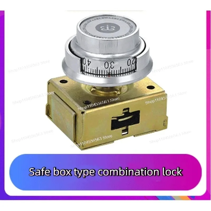 Old-Fashioned Mechanical Safe Combination Lock Plate - Full Set of Metal Anti-Theft Accessories with Manual Transcoding