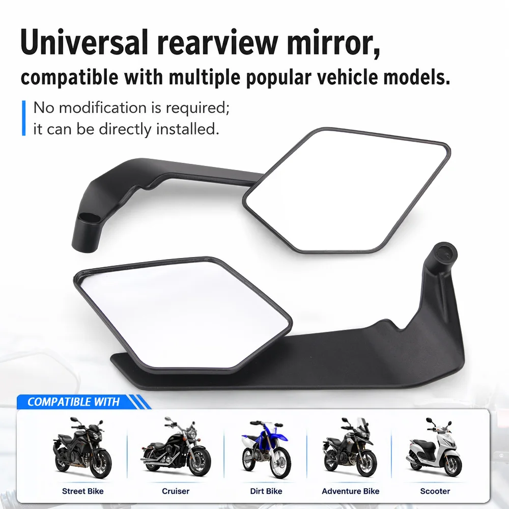 Motorcycle Mirror Mod Adjustable Rotating Rearview Mirror Fit For KTM Duke 125 200 250 390 690 790 1290 ADV 1050 1090 1190 1290