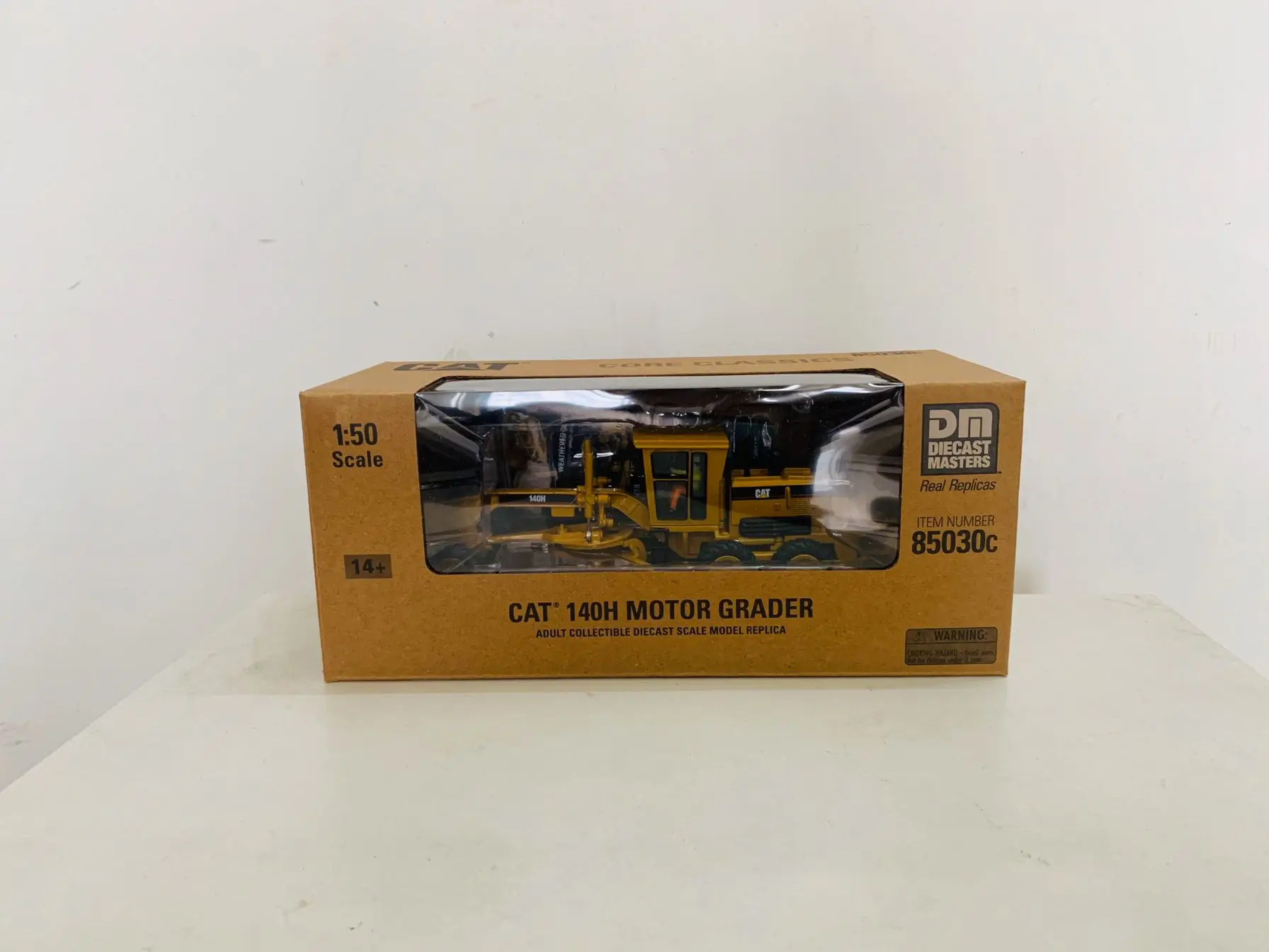 Dm 140H Motor Grader 1:50 Schaal Metaal Door Diecast Masters 85030c Verzamelmodel Nieuw In Doos