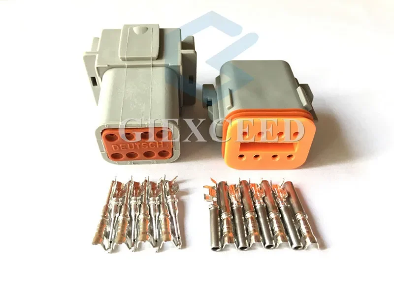 8 Pin Deutsch DT06-8S DT04-8P Female Male DT Series Automotive Connector AC Assembly Waterproof Electrical Wire Socket