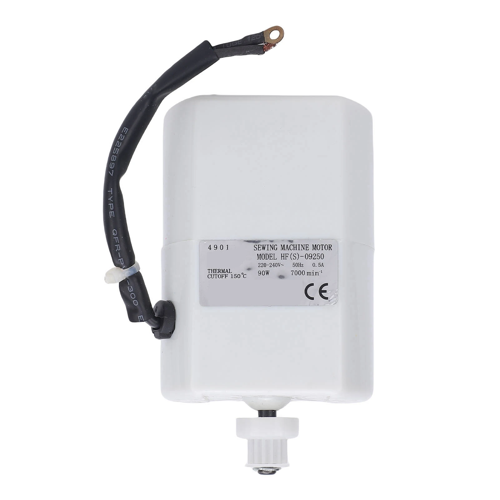 Motor para Máquina de Coser Doméstica, 50Hz, 90W, 7000 RPM, Motor Eléctrico de Repuesto para Costuras Rectas y Curvas, Dobladillos, 220V