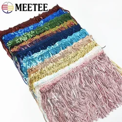 1/3/5/10Yards 17cm nappa frangia Trim pizzo paillettes rifilatura decorazione nastro per vestiti latino cucito artigianato accessori