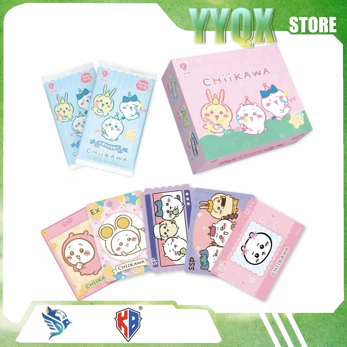 KABAO 2026 NEW ‌Chiikawa‌ Collection Card Periphery Cute Movie Anime Surprise Gift Moe Like Girl Toy Ornament Decoration